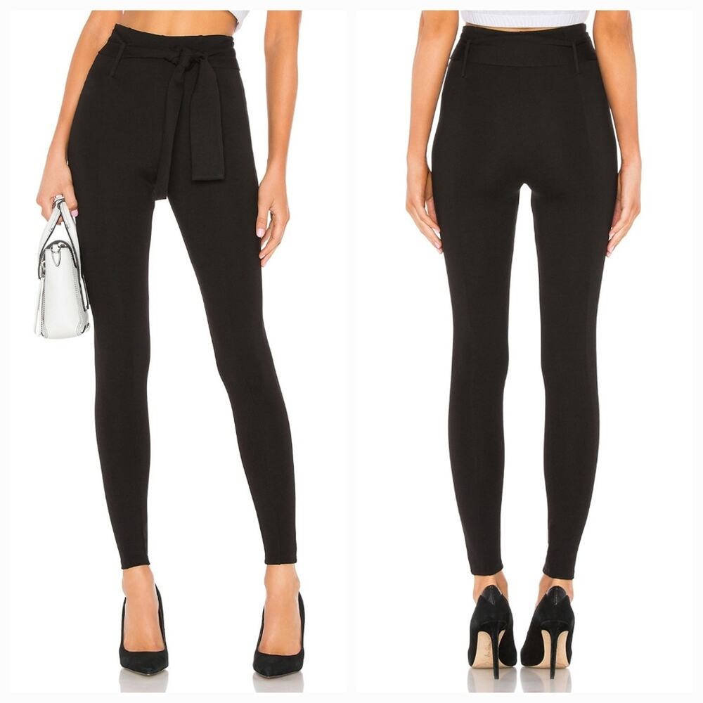LPA High Waist Belted Legging in Black XXS